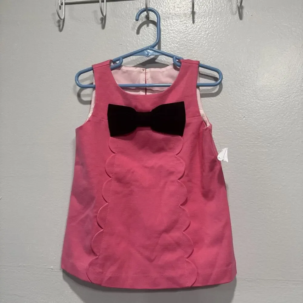 Lot Of 3 Carters Velvet Pants, Pink Black Bow Top, Cropped Leggings Girls Sz 6